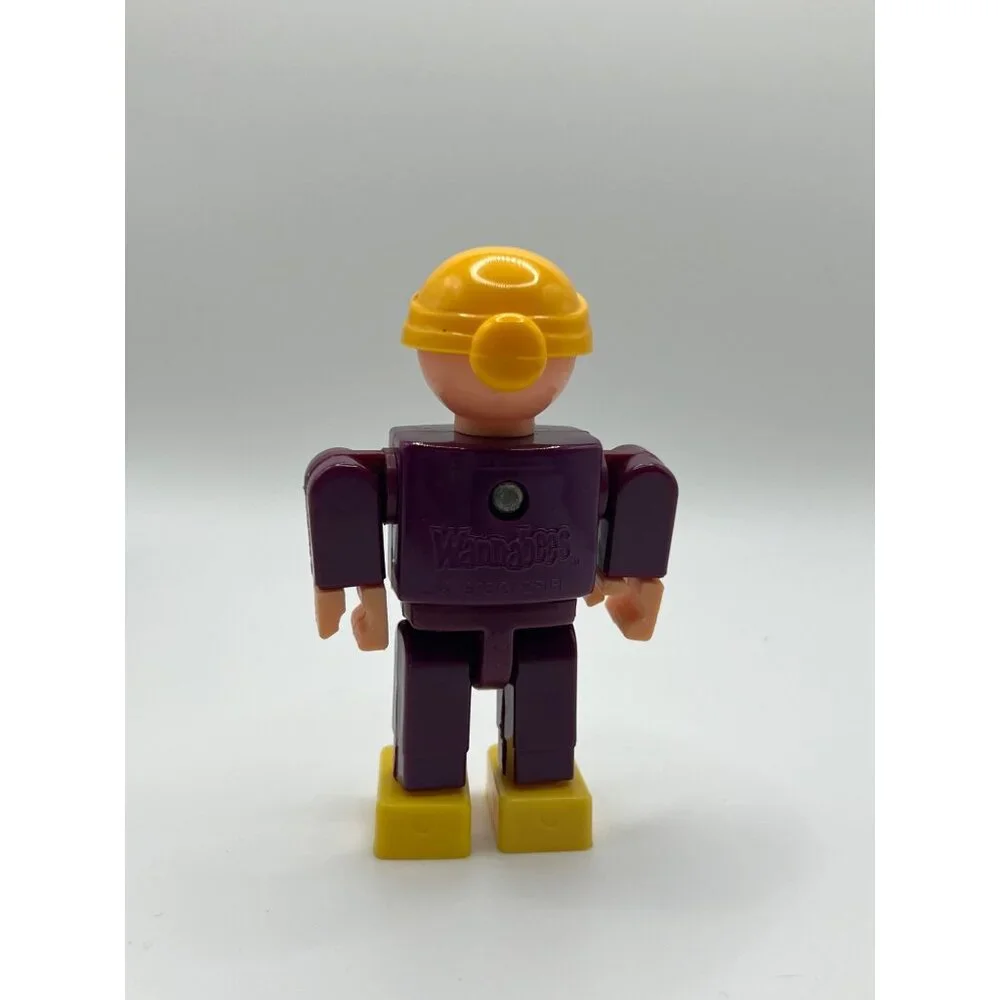 Vintage 1975 WANNABEES Toy‎ Girl Gabriel Plastic Figure Moveable Joints Block